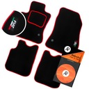 Коврики велюровые на Fiat 500L 2012 г.в. ВЫШИВКА Р