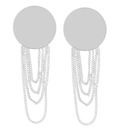 Серебряные клипы впечатляющие цепные таблетки