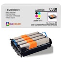 Барабан для стартовых тонеров OKI C332, новый OPC, ЧИП