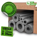 Накладки для труб серые 22/20 1МБ КАРТОН 36МБ