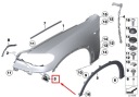 BMW X5 E70 POIGNÉE BUSES LAVE-GLACE PHARES GAUCHE 51657223005 7223005photo 10