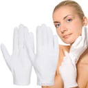 Rukavice bavlnené kozmetické látkové rukavice na ošetrenie L (9)