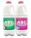 ЖИДКОСТИ ДЛЯ ТУРИСТИЧЕСКИХ ТУАЛЕТОВ ABC 2X2L НОВИНКА!