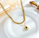 Золотое ожерелье, позолоченное 18-каратное золото, бохо, женская хирургическая сталь 316L, знаменитость