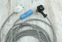 Зигзаг железной зебры PRL натуральный хлопок плетеный кабель DIY кабель