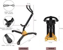 Składany Stojak na saksofon altowy/tenorowy SUNYIN + DODATKI