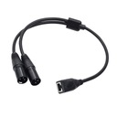 ch-XLR 3Pin Male to RJ45 Adapter Extension Cable