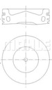 Tłoki MAHLE 028 PI 00158 001