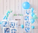 Коробочки для шариков для душа BABY, синие годовалые
