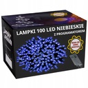 LAMPKI CHOINKOWE 100LED NIEBIESKIE 100SZT LED