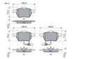 BOSCH ZAPATAS DE FRENADO PARTE DELANTERA / PARTE DELANTERA 