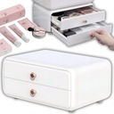SZKATUŁKA ORGANIZER SZAFKA NA KOSMETYKI Z SZUFLADAMI F19 BIAŁA