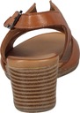 Dámske sandále PIAZZA 910232 komfort koža hnedá koturn Model 910232-21