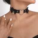 Колье-ожерелье-воротник с черными бантиками в форме сердца 19 мм