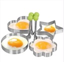 НАБОР МЕТАЛЛИЧЕСКИХ ЯИЧНИЦ МОЛ, 4 шт.