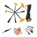 YELLOW SOLARNA HEADLIGHT WARNING AWARYJNA DO CAR Z BODY ABS ODPORNA NA WSTRZASY  photo 16