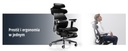 Fotel biurowy ergonomiczny obrotowy ogrom regulacji kółka ergonomia skóra Marka Meb-Lab