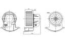 NISSENS VENTILADOR SOPLADORES VW CALIFORNIA T5 CAMPER MULTIVAN V SHARAN 