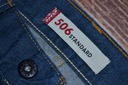 64 ## LEVI'S 506 ## SPODNIE JEANSY MĘSKIE W36/L32 Rozmiar 36/32