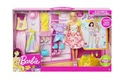 Barbie bábika + šatník Skriňa Barbie oblečenie GFB83 Séria klasické