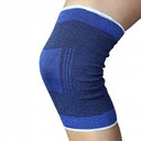 Ściągacz na kolano elastyczny stabilizator - rozmiar uniwersalny - 1 szt Kolor dominujący odcienie niebieskiego