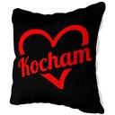 Подушка|Наволочка VALENTINE'S DAY 40х40 |ЧЕРНАЯ|I LOVE