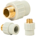 Сварная муфта PP-R 25x3/4 GZ Трубный соединитель Полипропилен Гидравлический соединитель