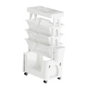 Мобильная тележка с книжной полкой. Универсальная тележка.