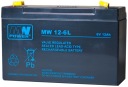MW POWER 6 В 12 Ач AGM АККУМУЛЯТОР ГЛУБОКОГО ЦИКЛА
