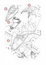 ПЛАСТИКИ YAMAHA OE КОМПЛЕКТ DO QUADA YFM 700 R RAPTOR  (18861921395) фото min 7