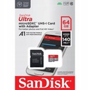 Подарочная карта SanDisk ULTRA 64 ГБ, 140 МБ/с, microSDXC, телефонная карта