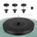 СОЛНЕЧНЫЙ САДОВЫЙ ФОНТАН, ПЛАВАЮЩИЙ В ПРУД ФИЛЬТР НАСОСА 4 НАСАДКИ
