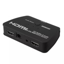 SPLITTER HDMI 1x2 HDCP 2.2 EKSTRAKTOR AUDIO 4K/60