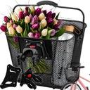 БОЛЬШАЯ КОРЗИНА ДЛЯ ВЕЛОСИПЕДОВ МЕТАЛЛИЧЕСКАЯ КОРЗИНА ДЛЯ ВЕЛОСИПЕДОВ С СИСТЕМОЙ ЗАЖИМА НА РУЛЕ XXXL