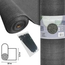 ЗАТЕНИВАЮЩАЯ СЕТКА МАСКИРОВОЧНАЯ 90% ЗАБОР 1,5х10м + ЗАЖИМЫ СЕРЫЕ