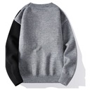 Pánska móda sveter kreslený sveter s výstrihom Ďalšia farba bezfarebný