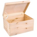 Деревянный ящик с крышкой 40x30x24 см