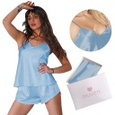 Элегантный комплект АТЛАСНАЯ ПИЖАМА Karen XOXOXO M