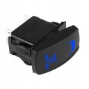 ВИМИКАЧ ВИКЛЮЧАТЕЛЬ KOLYSKOWY СВІТЛА LED (СВІТЛОДІОД) З ПІДСВІТКОЮ 5PIN DC12V/24V  (17510604553) фото min 13