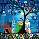 Большая бриллиантовая мозаика 7d Mandalas Diamond Embroidery