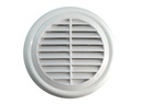 КРУГЛАЯ ВЕНТИЛЯЦИОННАЯ РЕШЕТКА 90-160 БЕЛАЯ, РЕГУЛИРУЕМАЯ