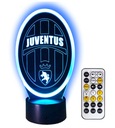JUVENTUS LAMPKA NOCNA 3D LED PREZENT + PILOT