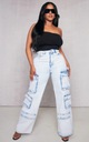 СИНИЕ ДЖИНСЫ PRETTYLITTLETHING