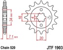 ENSEMBLE MOTEUR JMT 520X2 KTM DUKE 125 11-13photo 4