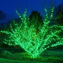 MOCNE LAMPKI CHOINKOWE 100 ŻARÓWEK ZIELONY Kolor lampek zielony