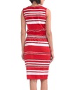 U.S. Polo Assn. midi šaty červené pruhy M Veľkosť M