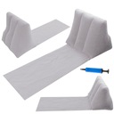 ПЛЯЖНЫЙ КОВРИК, НАДУВНОЙ ПЛЯЖНЫЙ СТУЛ СО СПИНКОЙ, СЕРЫЙ