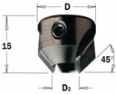 CMT Prehlbovač vrtákov 10 mm 45° HM / ľavý Stav balenia originálne