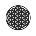 Ажурное панно ЦВЕТОК ЖИЗНИ 60см