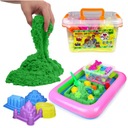 КИНЕТИЧЕСКИЙ ПЕСОК 3 КГ ФОРМЫ ДЛЯ БАССЕЙНА XXL НАБОР СУПЕР ПЛАСТИК